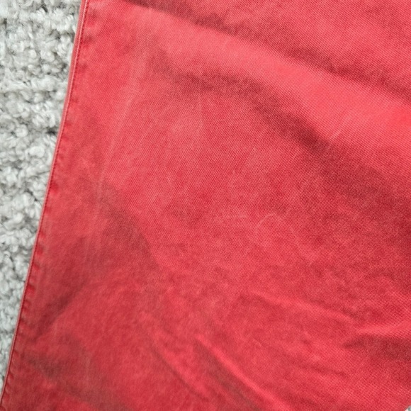 Peter Millar Pants Men 38 (Fits 34x33) Red Straight‎ Chino Pima Cotton Twill - Picture 6 of 13